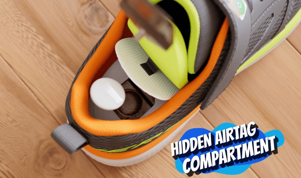 Skechers Kids' Shoes with AirTag Holder - Find Lost Shoes!