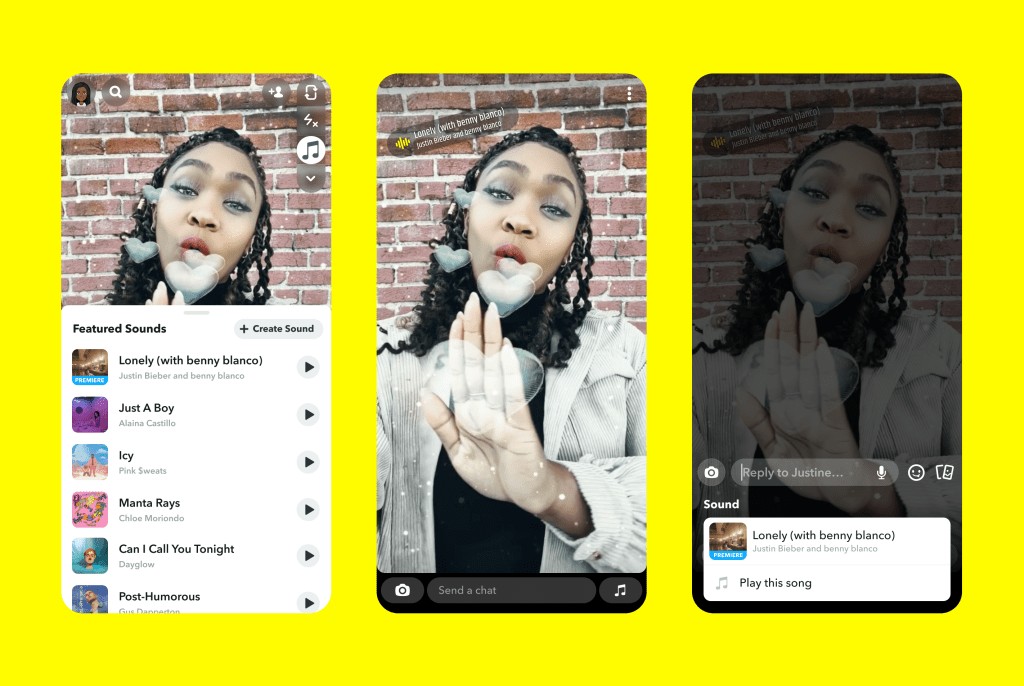 Snapchat Launches Sounds: A TikTok Rival?