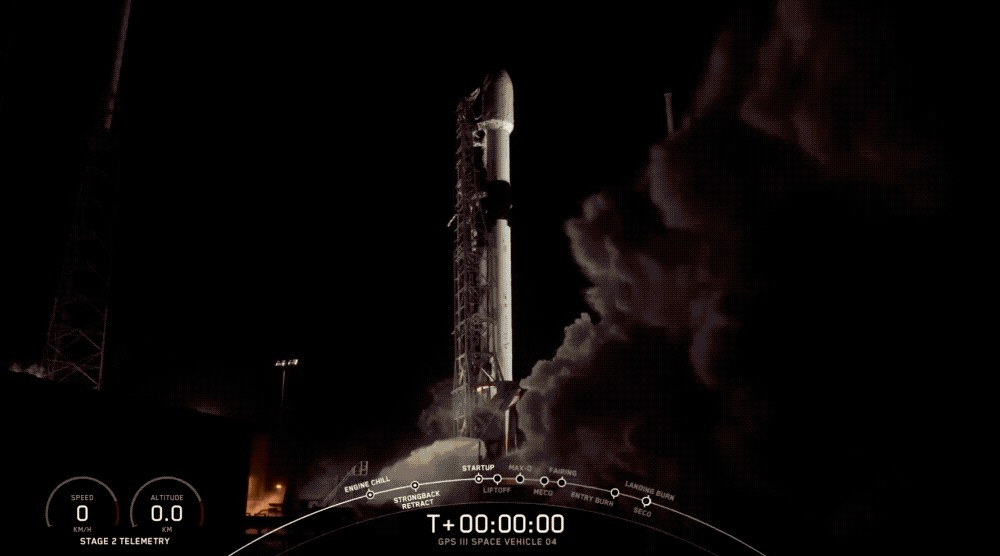 SpaceX Launches GPS III Space Vehicle for US Space Force