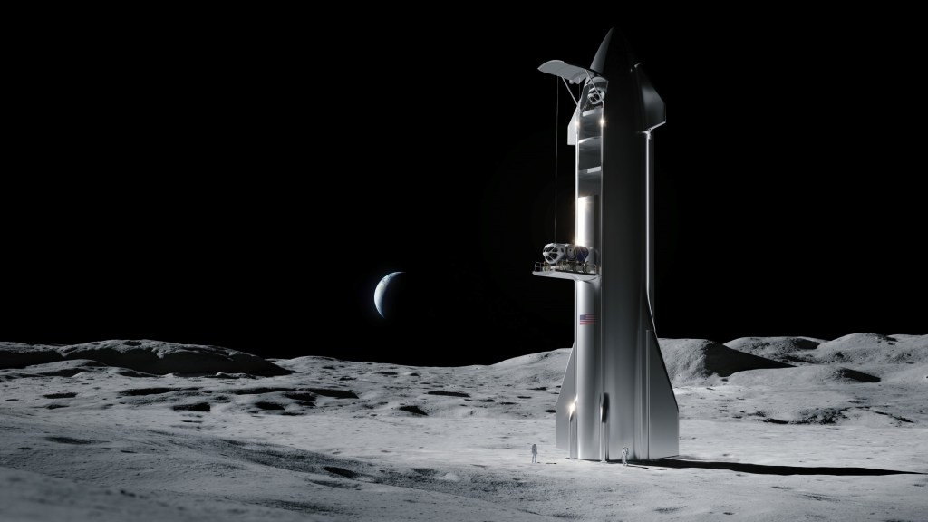 SpaceX Wins NASA Contract for Moon Landing System