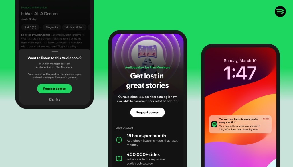 Spotify Audiobooks Now Available for Family Plan Members in the US