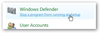 Startup Control Panel in Vista - Still Useful?