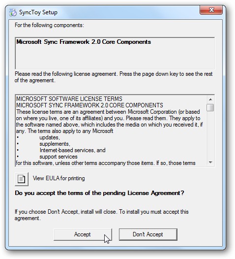 SyncToy 2.1 - Free Folder Synchronization Tool
