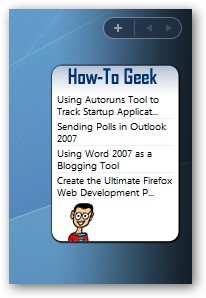 How-To Geek Vista Sidebar Gadget - Get More From Windows