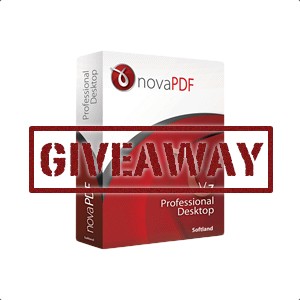 novaPDF Professional Giveaway - Create PDFs Easily