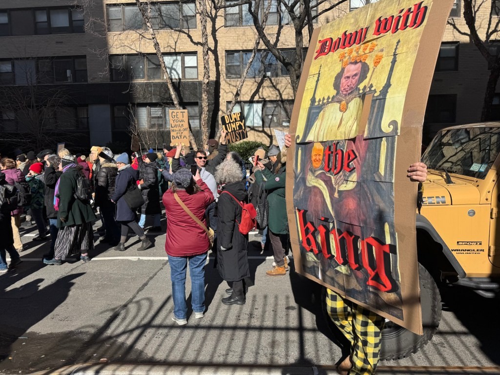 NYC Dogecoin Protest: Thousands Rally Against Elon Musk on Presidents' Day