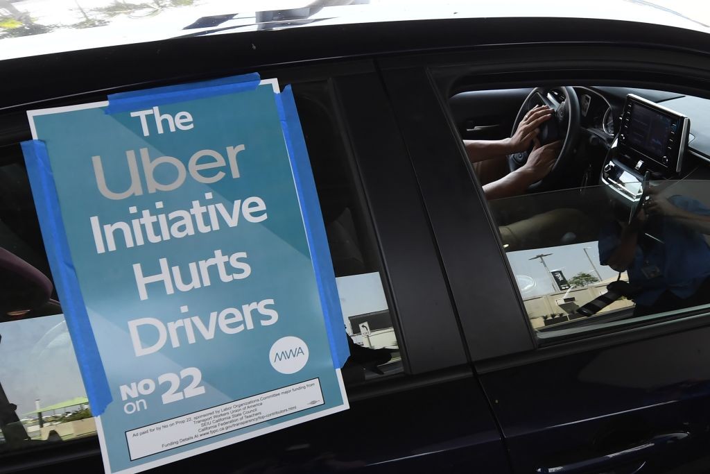 Uber Drivers Sue Over Prop 22 Advertising Claims