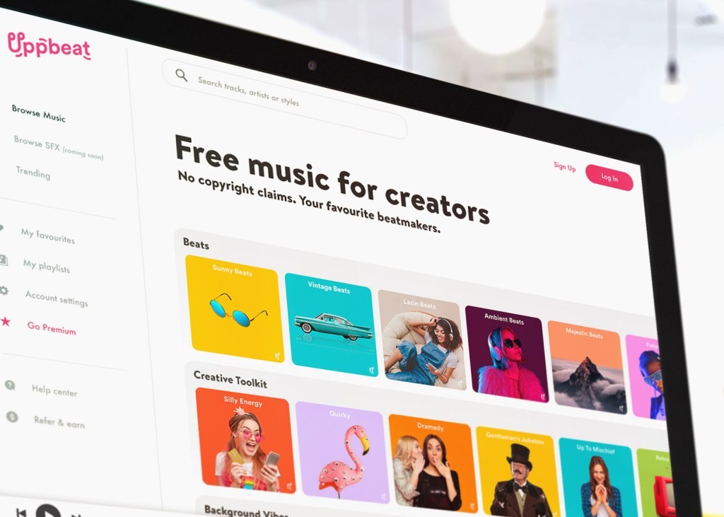 Uppbeat: Free Music for YouTubers - Royalty Free Tracks