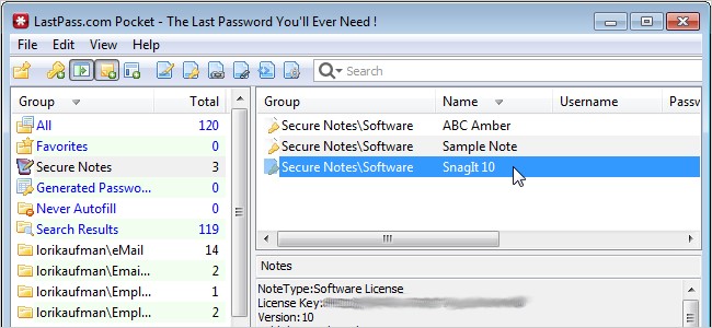 View LastPass Passwords Offline - Free Portable Tool