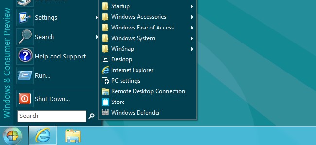 Classic Shell: Restore Start Menu & Explorer Toolbar in Windows 8