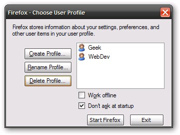 Run Multiple Firefox Profiles Simultaneously