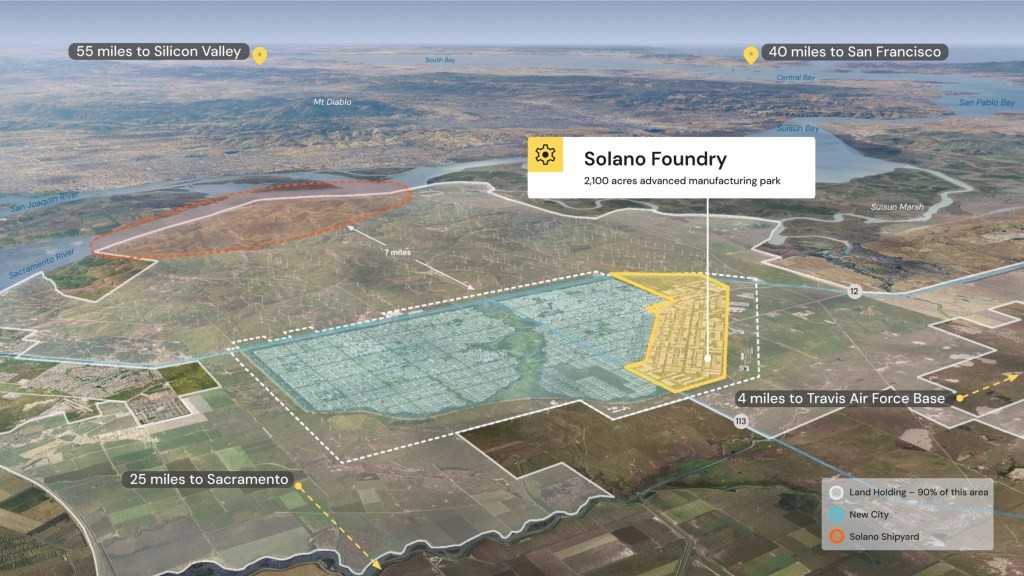 California Forever Announces Massive Tech Manufacturing Park