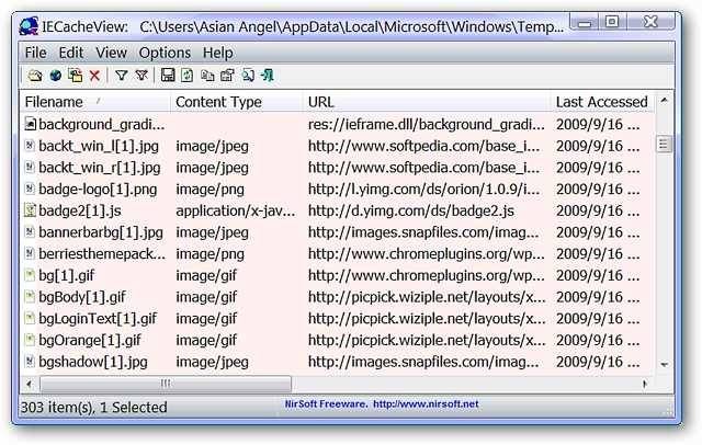 View Internet Explorer Cache Files - Simple Guide