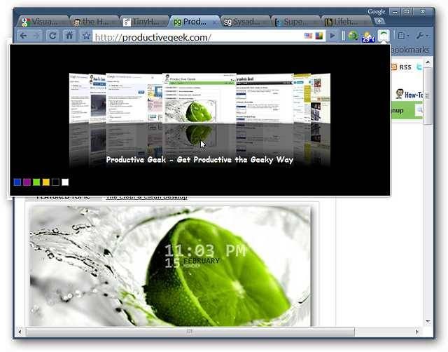 Tab Manager for Chrome: Visually Browse Open Tabs