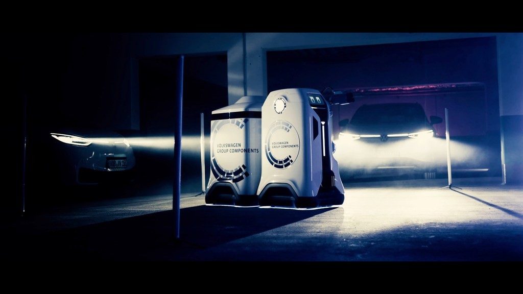 VW Electric Vehicle Charging Robot Prototype | Volkswagen