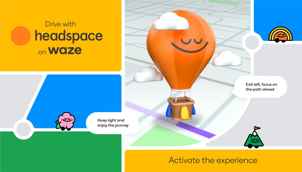 Waze & Headspace Partner for Stress-Free Commutes