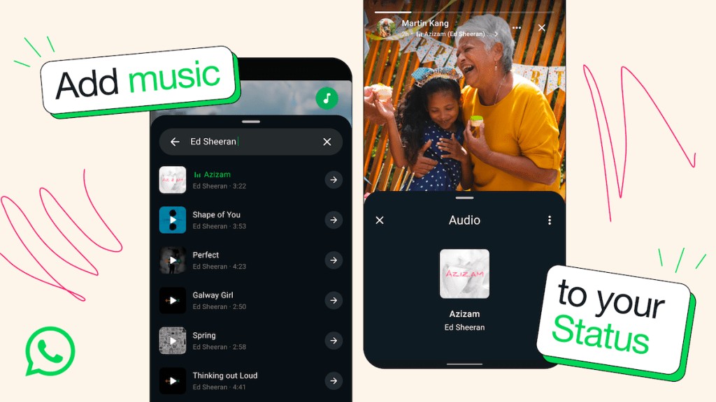 WhatsApp Status Updates Now Support Music