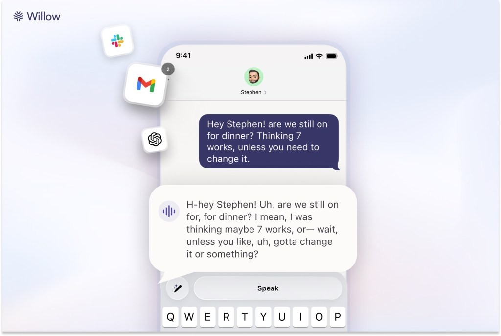 Willow's Voice Keyboard for iOS: Type & Edit with Your Voice
