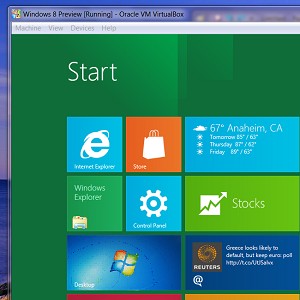 Try Windows 8 in VirtualBox - Free Download