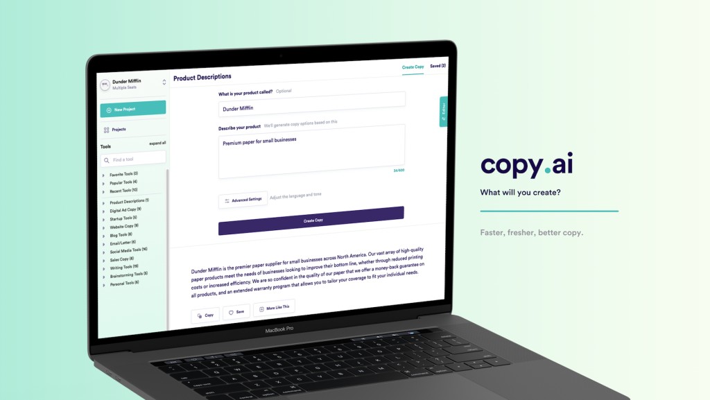 Copy.ai Secures Second Funding Round in 2023