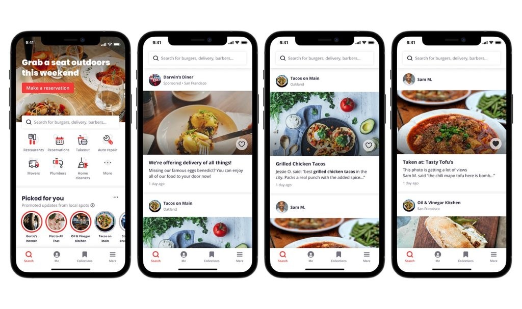 Yelp's New iOS Home Feed: Discover Local Restaurants