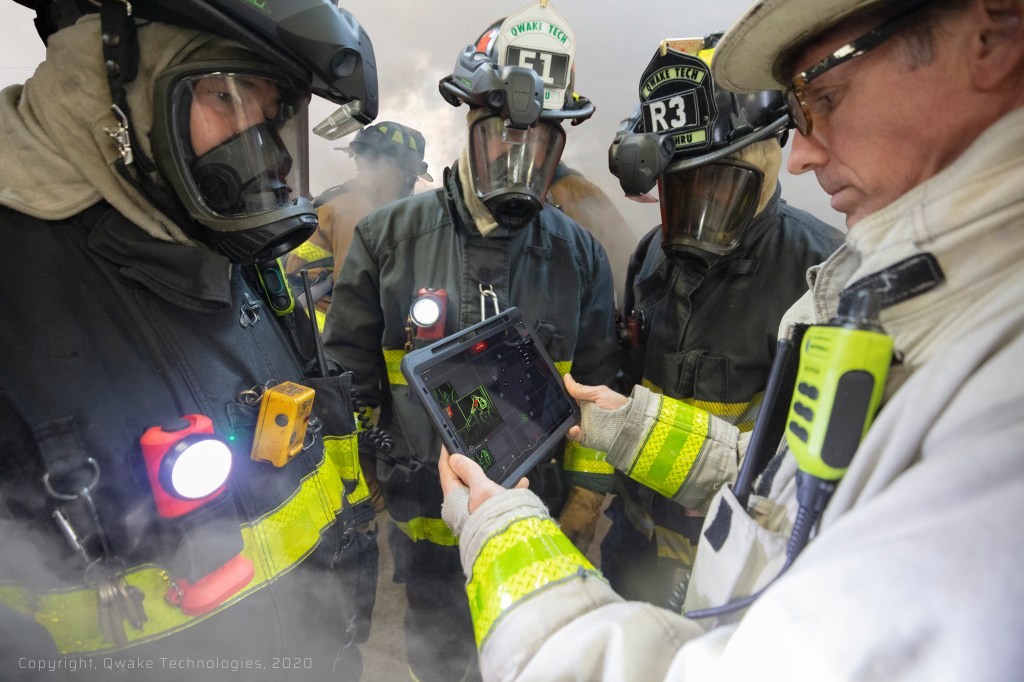 Qwake: AI for Firefighter Visibility
