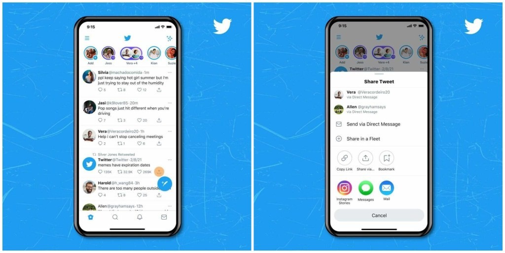 Share Tweets to Instagram Stories - New Feature!