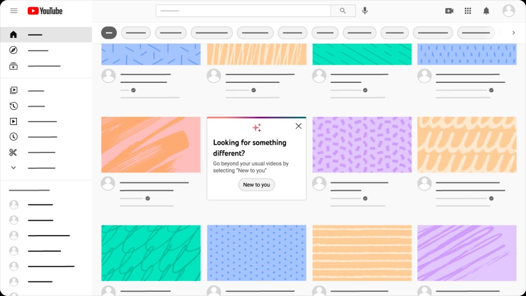 YouTube's 'New to You' Feed: Personalized Content Discovery